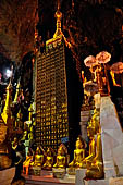 Inle Lake Myanmar. Pindaya, the famous Shwe Oo Min pagoda, a natural cave filled with thousands of gilded Buddha statues. 